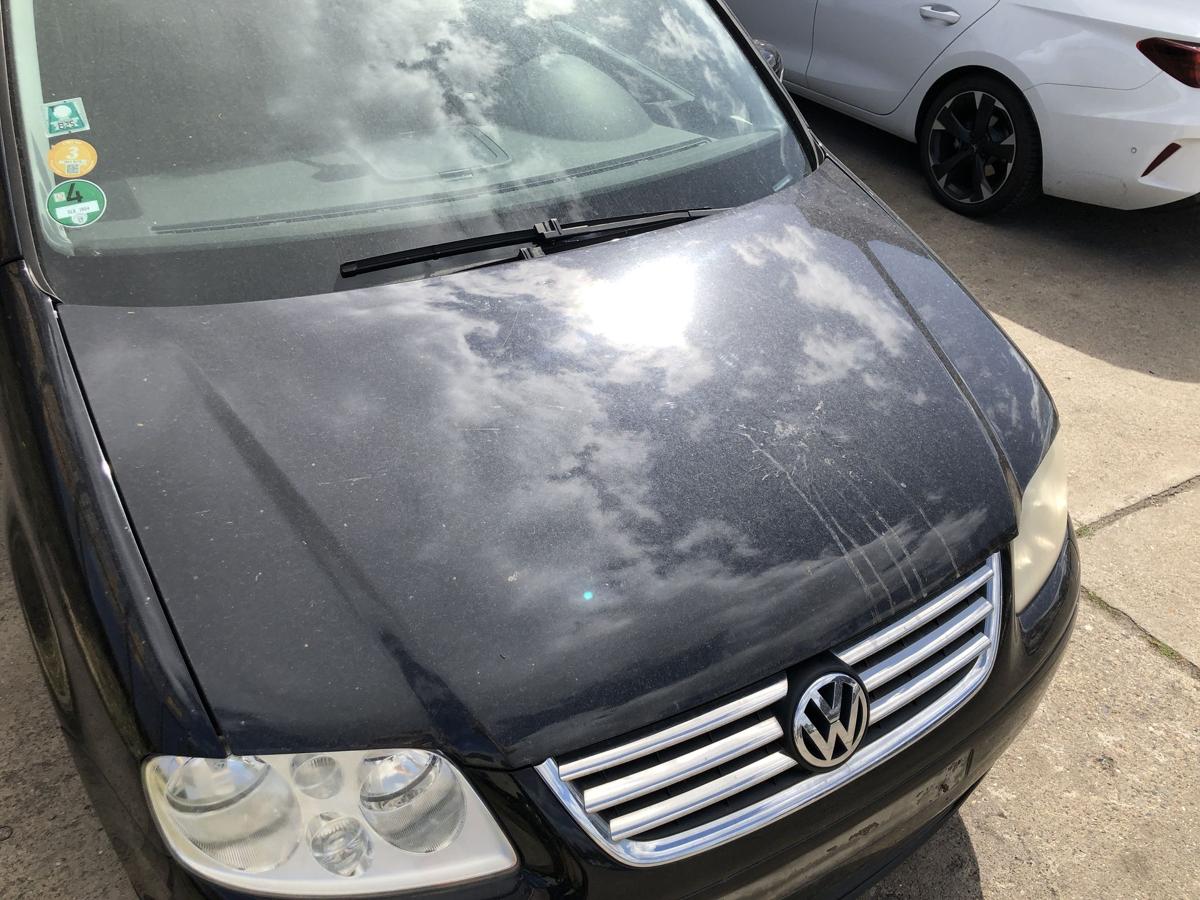 VW Touran 1T 1T1 Motorhaube Haube Klappe Deckel vorn LC9X Deep Black Perl