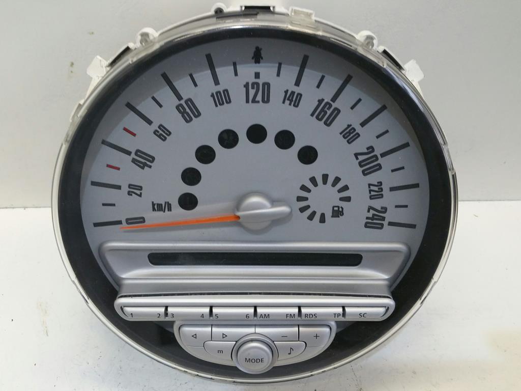 Mini R56 Cooper D Bj.07 Tacho Tachometer Diesel 9136193