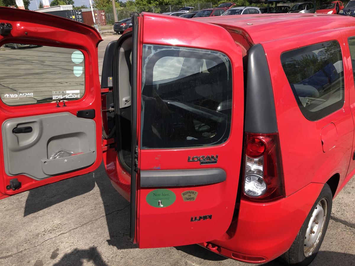 Dacia Logan MCV Hecklt&uuml;r rechts Heckfl&uuml;gelt&uuml;r mit Scheibe OV21D Red Passion