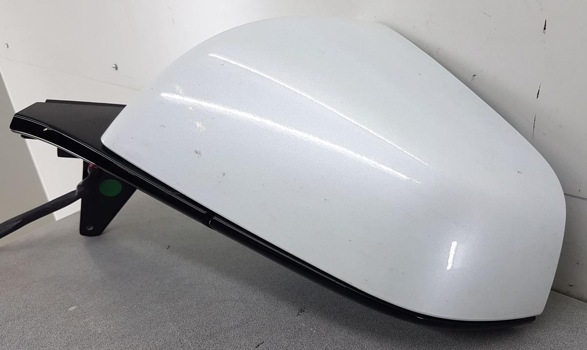 Tesla Model X Au&szlig;enspiegel links in PPSW White Water Pearl Bj2022 elek 13 Pins