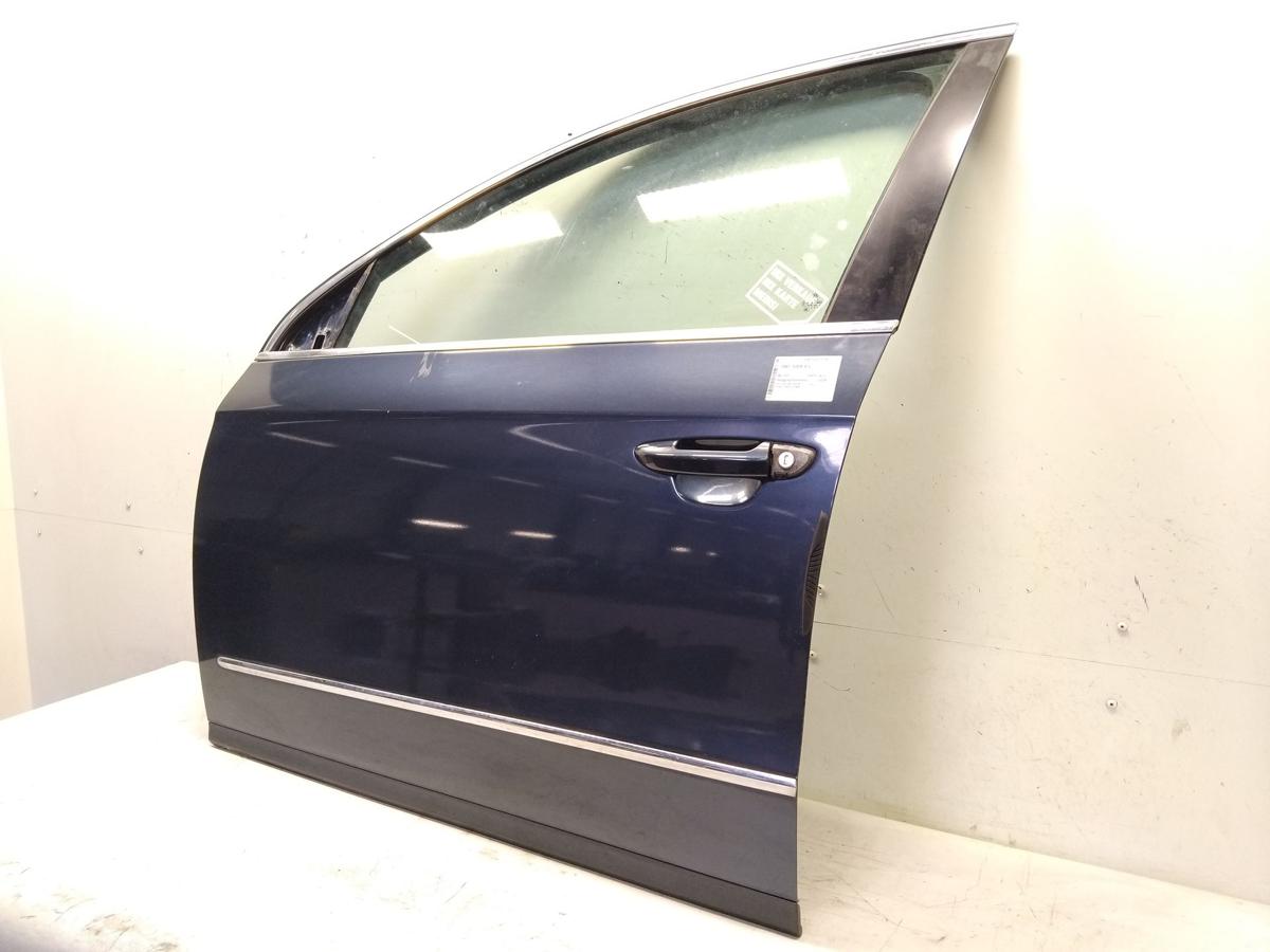 VW Passat 3C B6 Tür vorn links Fahrertür bluegraphitmetallic LC5F BJ2007