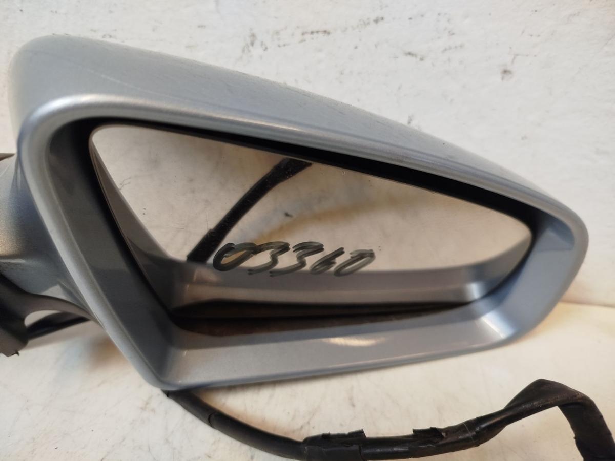 Audi A3 8P Aussenspiegel Spiegel R&uuml;ckspiegel rechts elektr LY5J Liquidblaumet