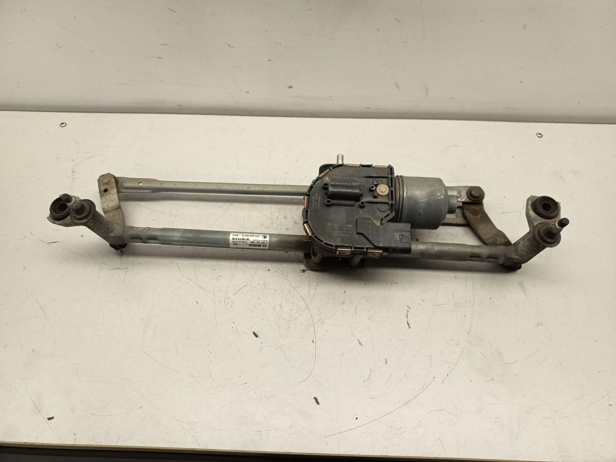 Skoda Octavia II 1Z original Wischermotor vorn/Front mit Gest&auml;nge Bj 2012