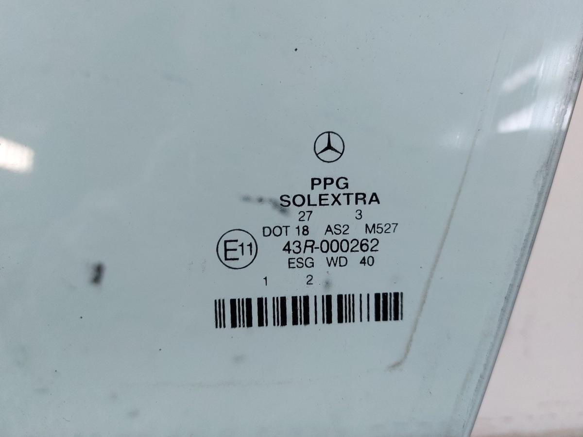 Mercedes E Klasse W211 Limo T&uuml;rscheibe vorn links Seitenscheibe Blaucolor