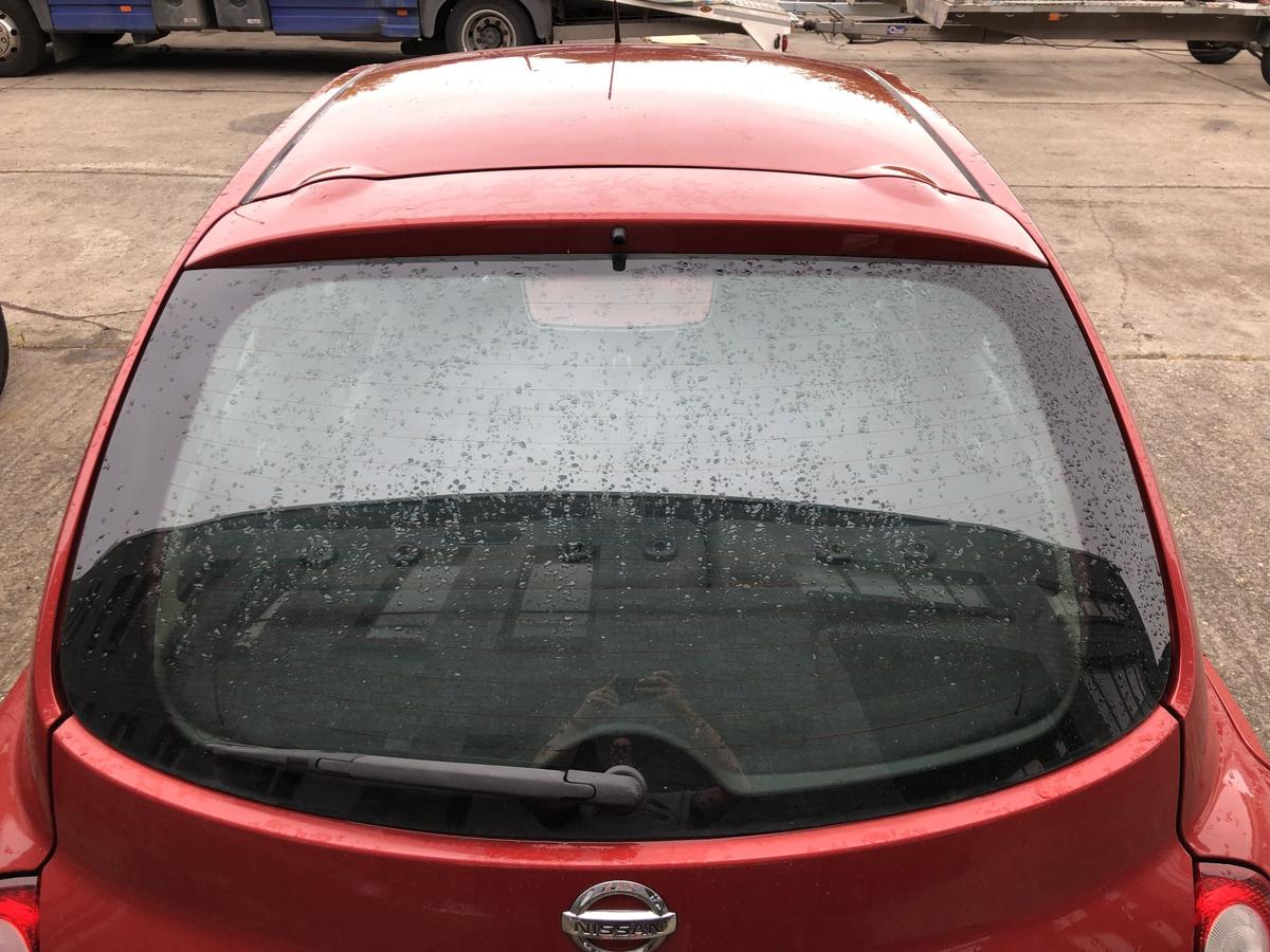 Nissan Micra K12 Heckklappe mit Heckscheibe Kofferklappe Heckdeckel Roh A32 Red