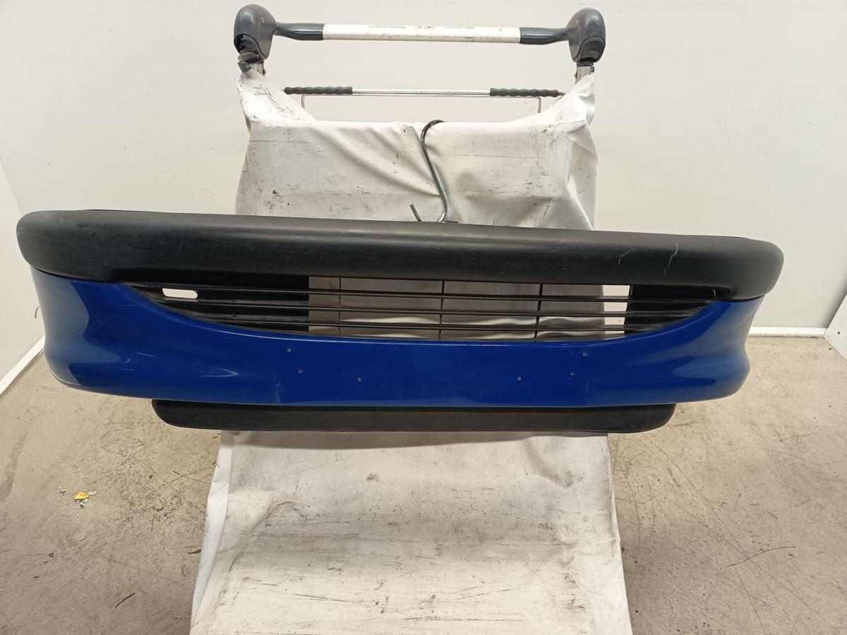 Peugeot 206 original Stoßfänger Stoßstange vorn EGJ Blau Santorini Bj 1999