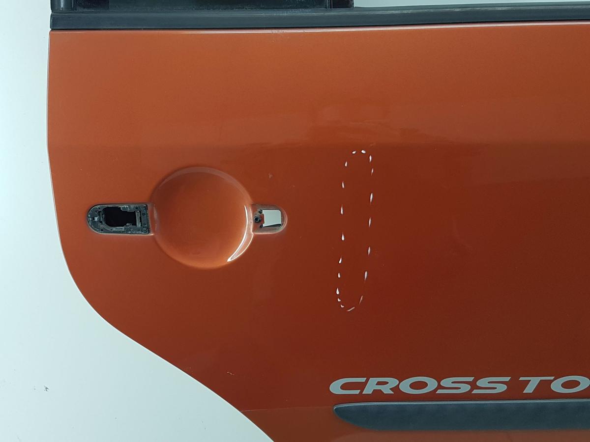 VW Cross Touran 1T Tür hinten rechts in LA3U Red Rock Met Bj207 Rohbautür