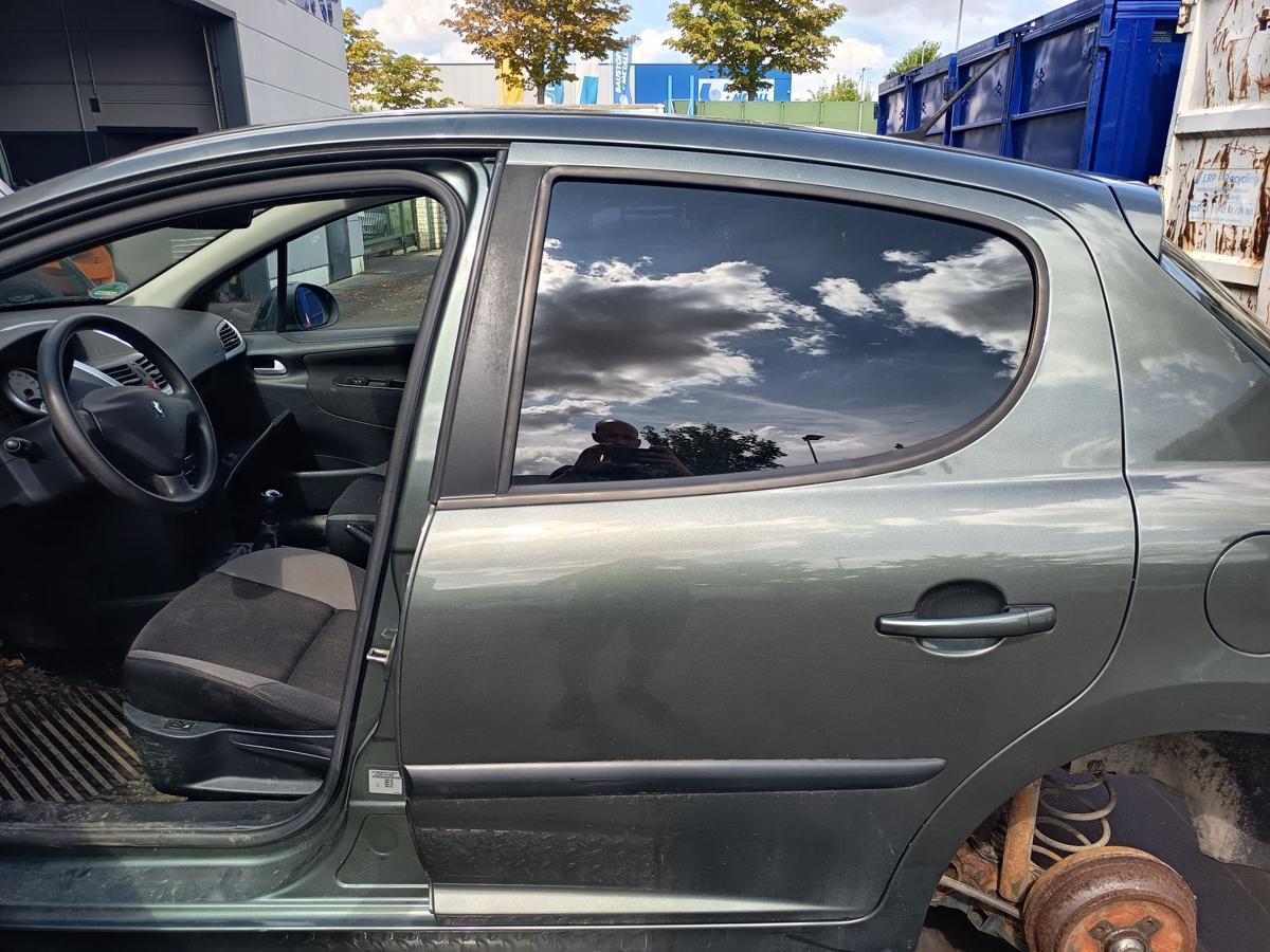 Peugeot 207 original T&uuml;r hinten links Fond EZQ Manitobagrau Bj 2009