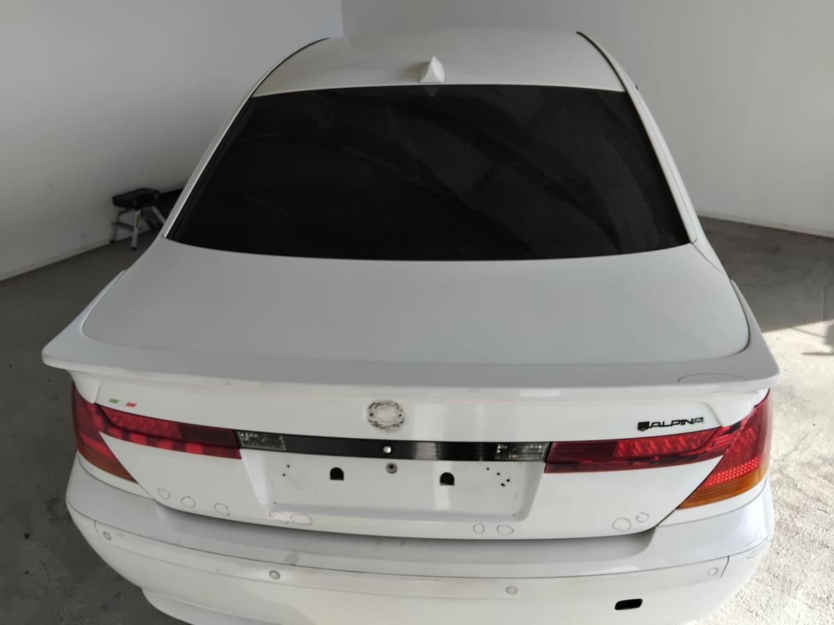 BMW 7er E65 E66 Heckklappe alpinweiss 3 mit Spoiler BJ2003