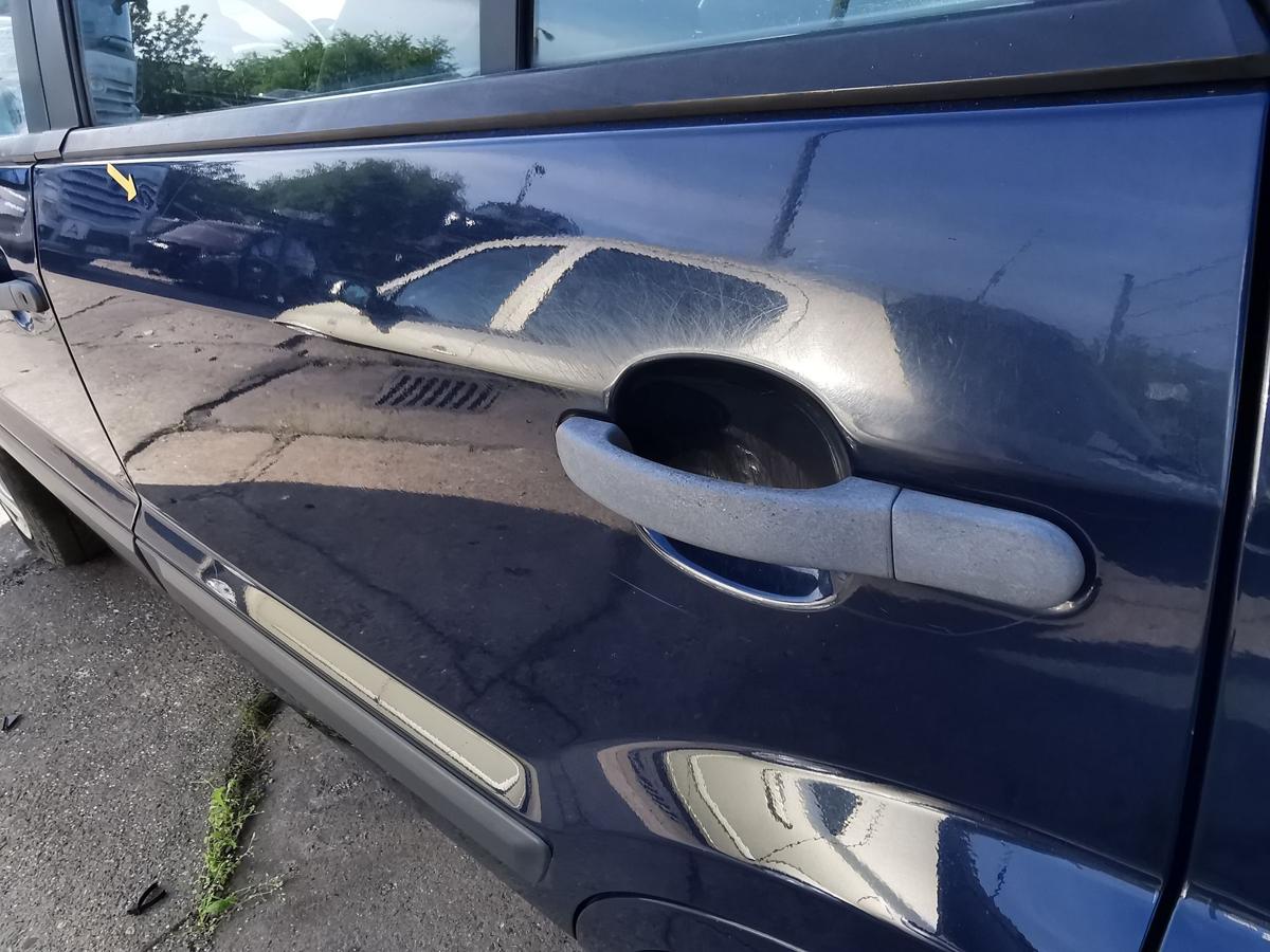 Ford Fusion JU2 Tür Autotür Rohbautür Fondtür hinten links Blazer Blau DELLE