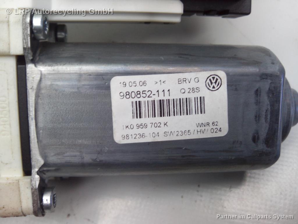 VW Passat 3C BJ2006 Fensterhebermotor vorn rechts 1K0959702K