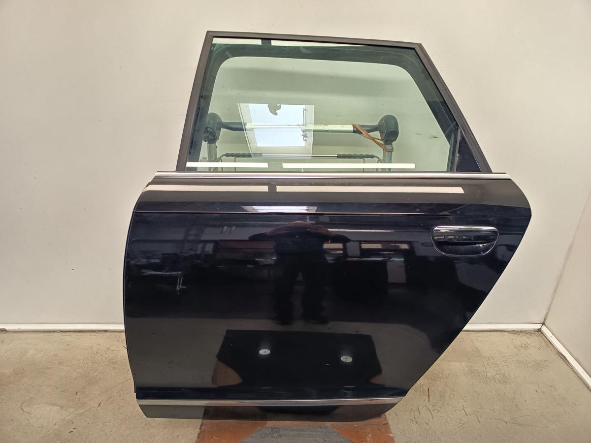 Audi A6 4F original T&uuml;r hinten links Fond LY9B Brillantschwarz Bj 2010