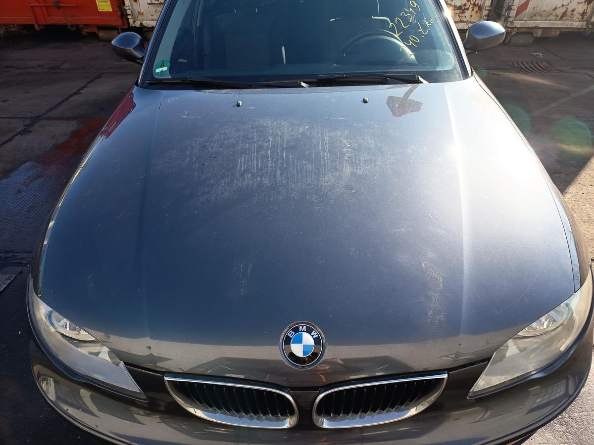 BMW E87 orig Motorhaube Deckel Klappe vorn Front A22 Sparkling graphite Bj 2005