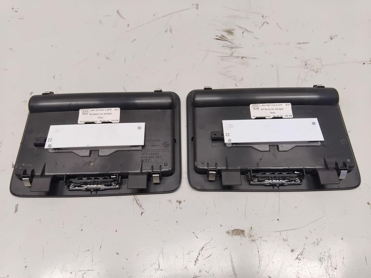 Audi A8 D4 4H original Satz Make up Spiegel Schminkspiegel mit LED soul BJ2015