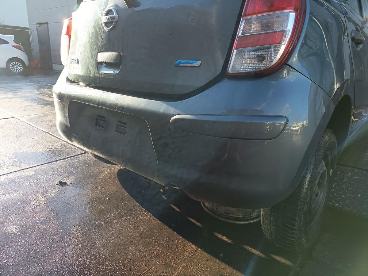 Nissan Micra K13 orig Sto&szlig;stange hinten Sto&szlig;f&auml;nger FAA Green bis Bj 2013