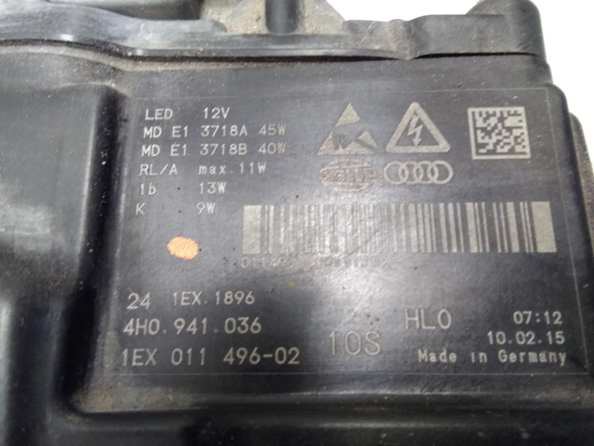 Audi A8 4H Facelift orig Scheinwerfer rechts 4H0941036 Steuerger&auml;te M&auml;ngel BJ15