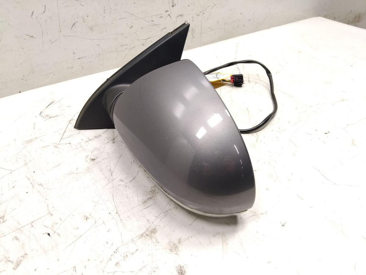 VW Passat 3C orig Au&szlig;enspiegel links LA7T United Grey elektrisch beheizt BJ2007