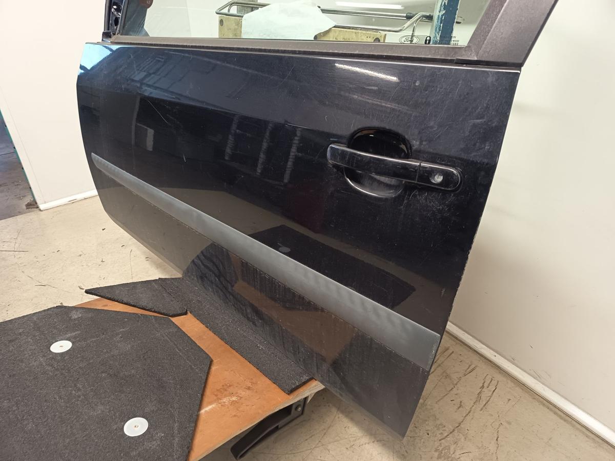 Ford Fiesta VI 3t&uuml;rer original T&uuml;r vorn links Fahrer Pantherschwarz Bj 2006