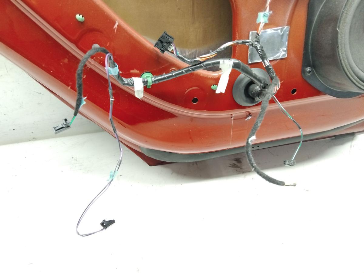 Tesla Model S T&uuml;r hinten links dunkelrotmetallic PPMR sunset red Bj.2019