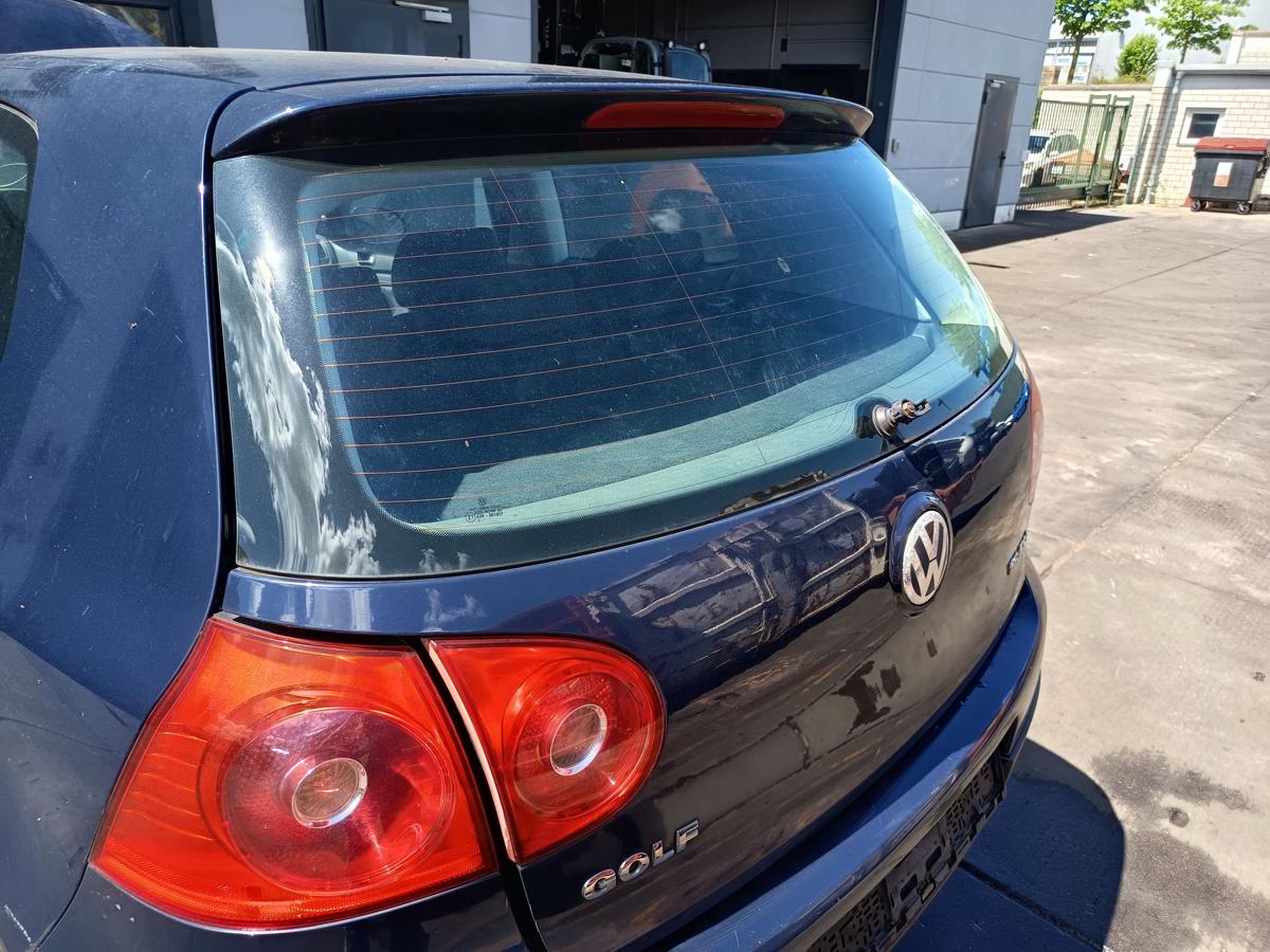 VW Golf V Limo original Heckklappe mit Scheibe Deckel hinten A5G Perlblau Bj2003