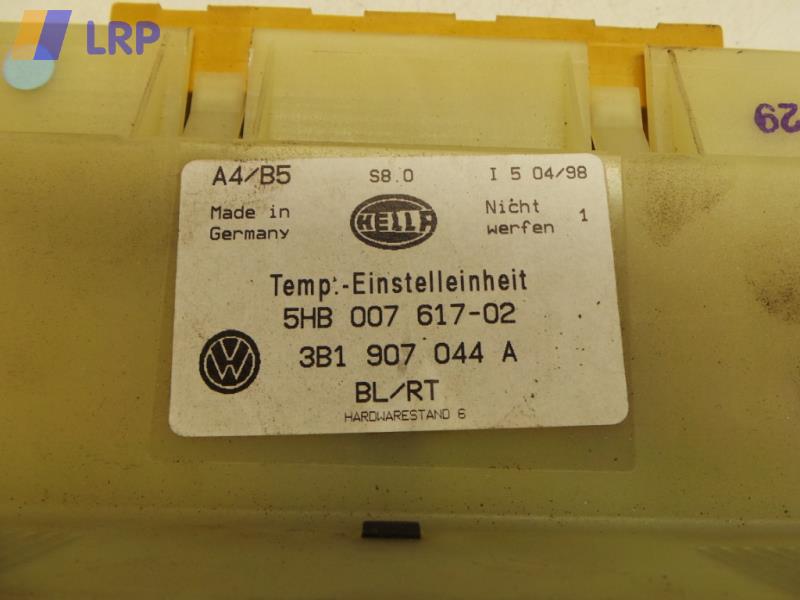 VW Passat 3B Heizungsregulierung Klimabedienteil 3B1907044A 5HB00761702 HELLA