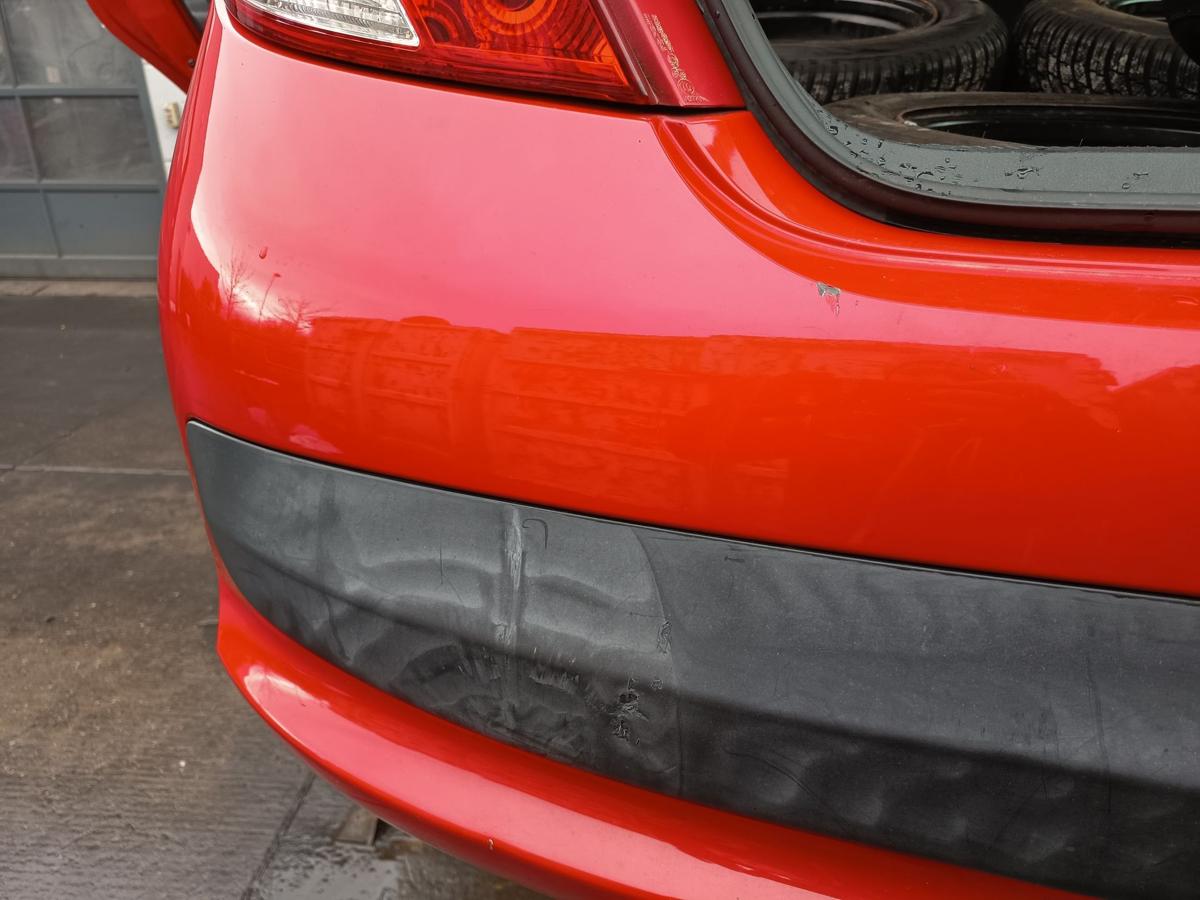 Peugeot 207 original Sto&szlig;stange F&auml;nger hinten Heck KKN Nevadarot Bj 2010