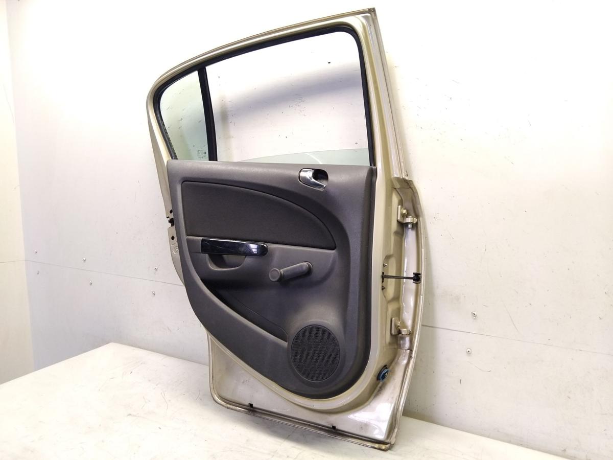 Opel Corsa D Tür hinten links champagnersilber Z40M BJ2008