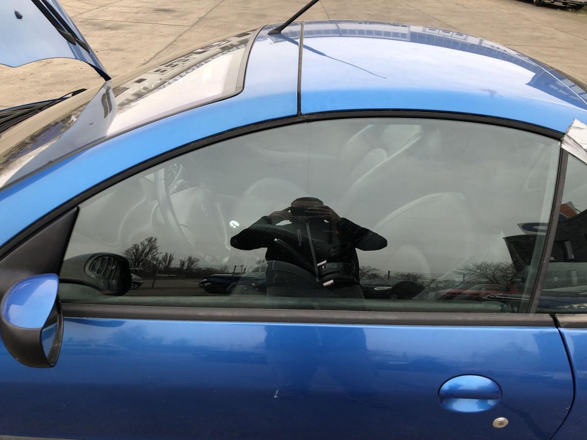 Peugeot 206CC Typ 2D T&uuml;rscheibe vorn links Seitenscheibe Scheibe Colorglas