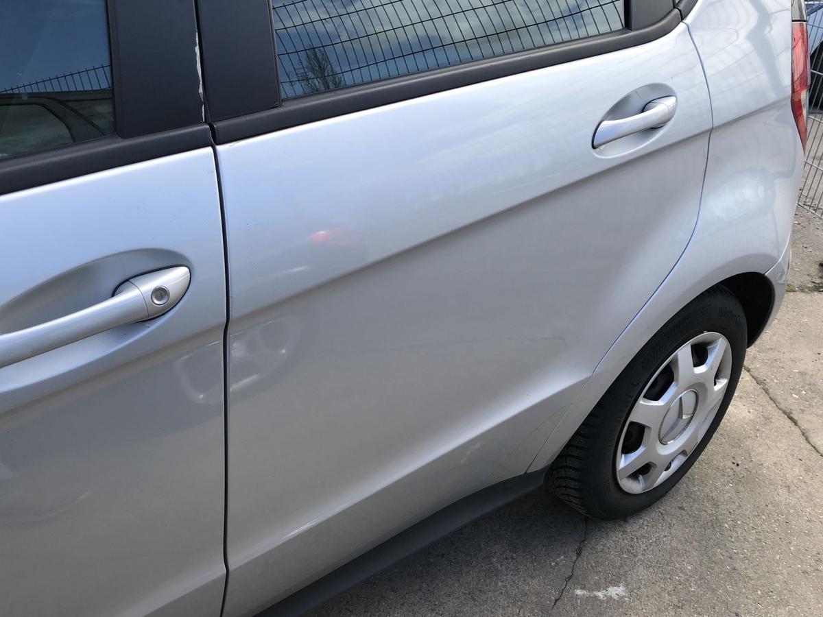 Mercedes W169 A Klasse Mopf T&uuml;r hinten links Fondt&uuml;r Rohbau 761 Polarsilber