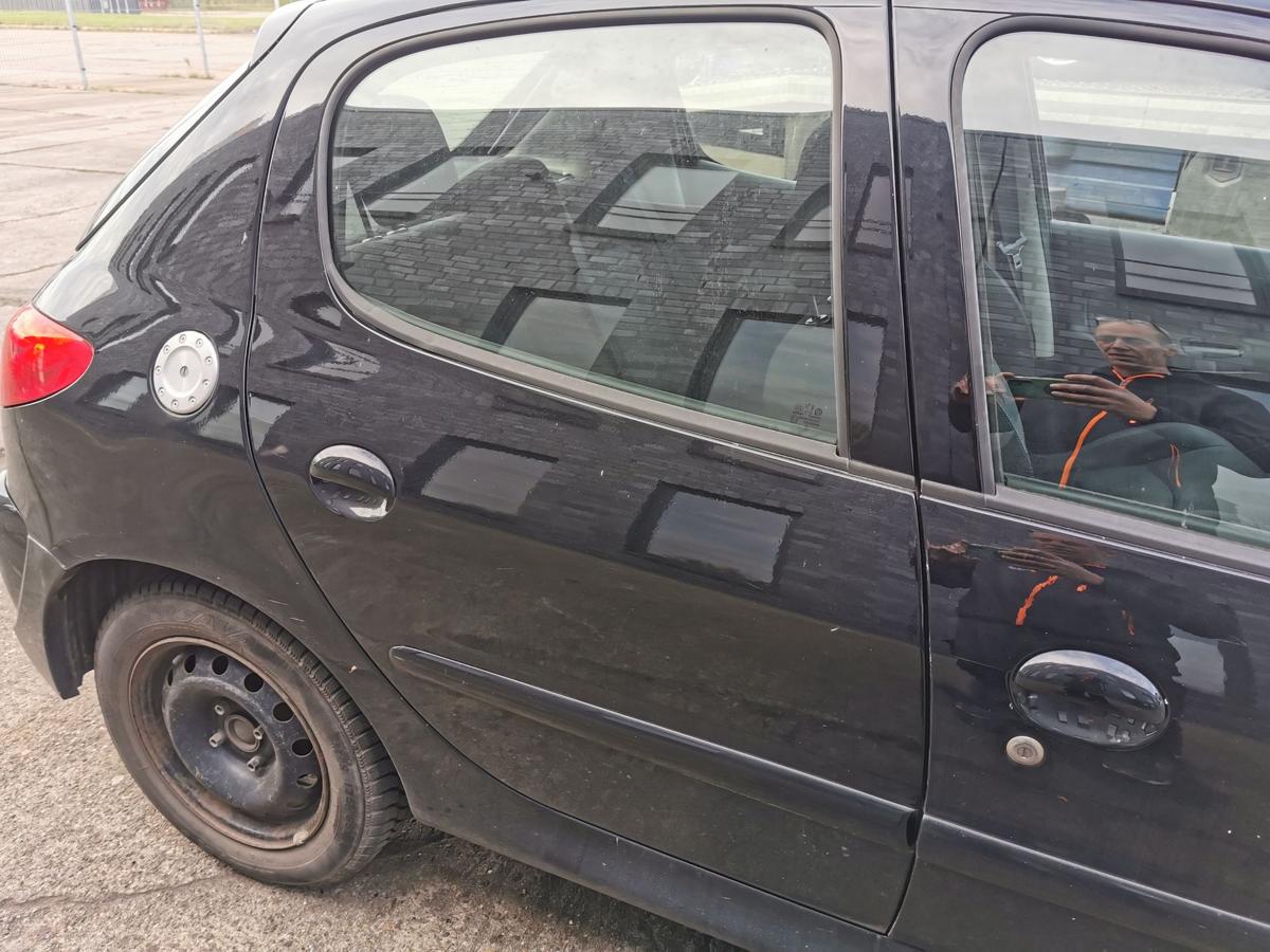Peugeot 206+ 2M Autotür Tür Fondtür Rohbautür hinten rechts KTV Perla Nera Peugeot 206+ 2M Autotür Tür Fondtür Rohbautür hinten rechts KTV Perla Nera