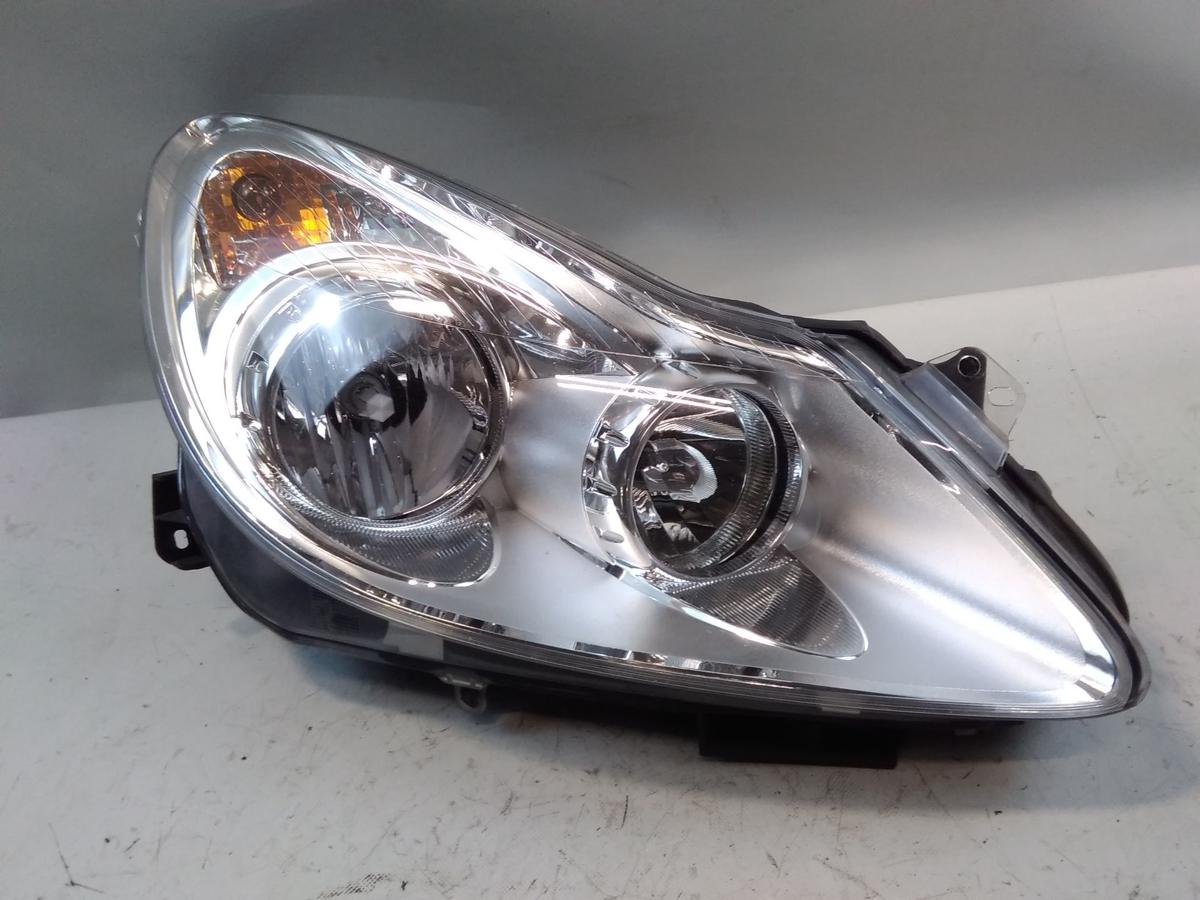 Opel Corsa D original Scheinwerfer rechts chrom Valeo Halogen mit LWR BJ2006