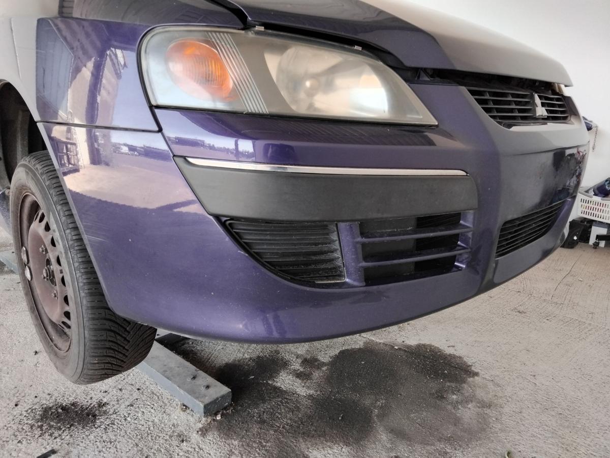 Mitsubishi Space Star DG0 original Stoßfänger Stoßstange vorn dunkelblau BJ2003