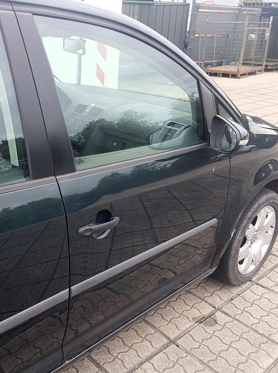 VW Touran 1T3 T&uuml;r vorn rechts in LD6W Veneziengr&uuml;n Bj2013 Rohbaut&uuml;r