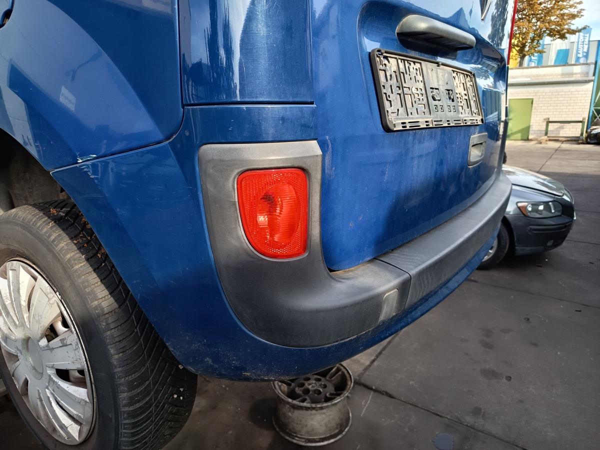Renault Kangoo II original Sto&szlig;stange F&auml;nger hinten Heck KMOD Seladonblau Bj2008