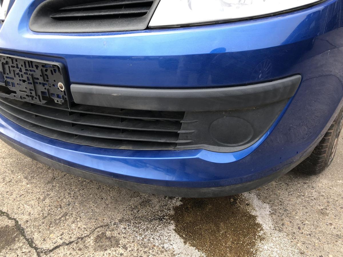 Renault Clio 3 Typ BR Sto&szlig;f&auml;nger vorn Frontsch&uuml;rze Besch&auml;digt TERNA Blue