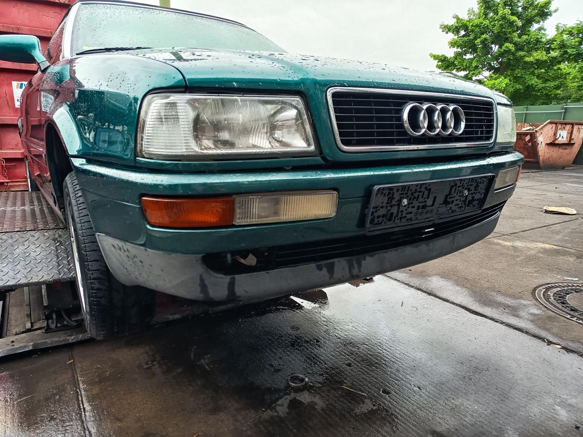 Audi Cabrio B3 8G7 orig Stoßstange vorn Stoßfänger LZ6P Gomera grünmet Bj 1991