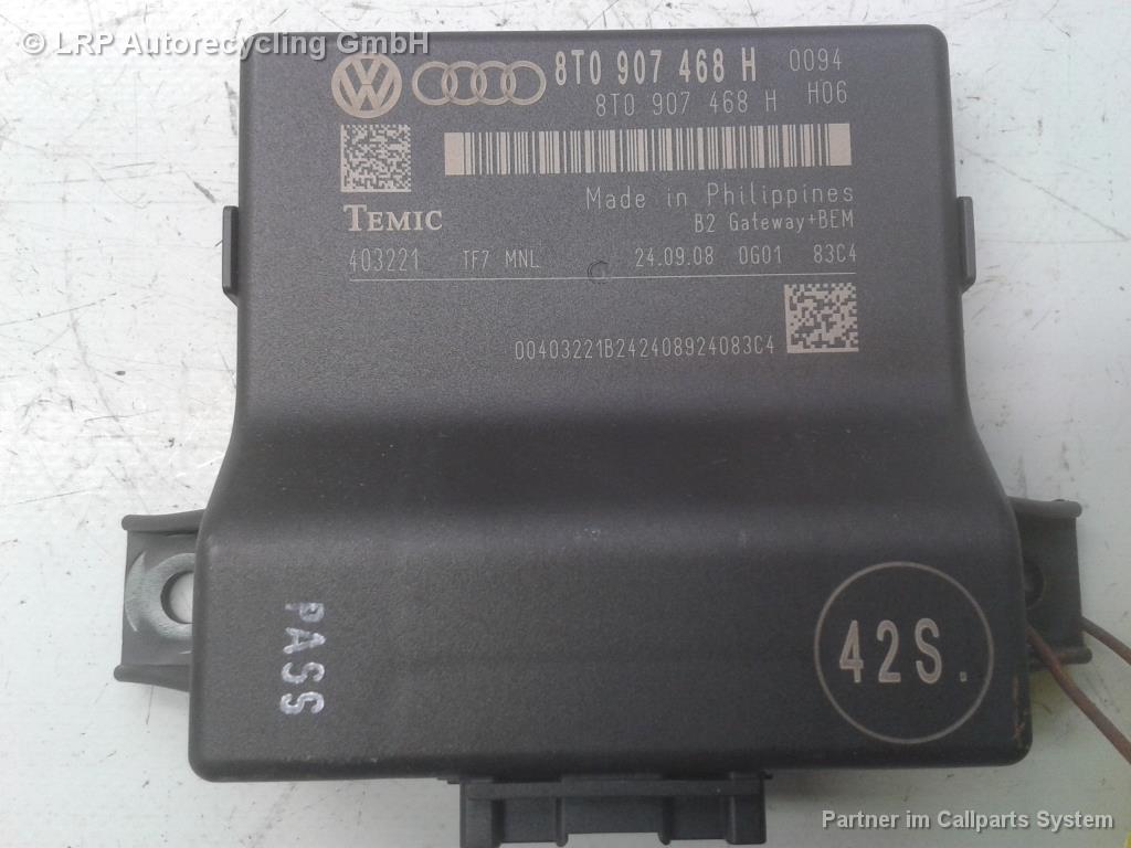 Audi A4 8K BJ2008 Gateway BEM 8T0907468H