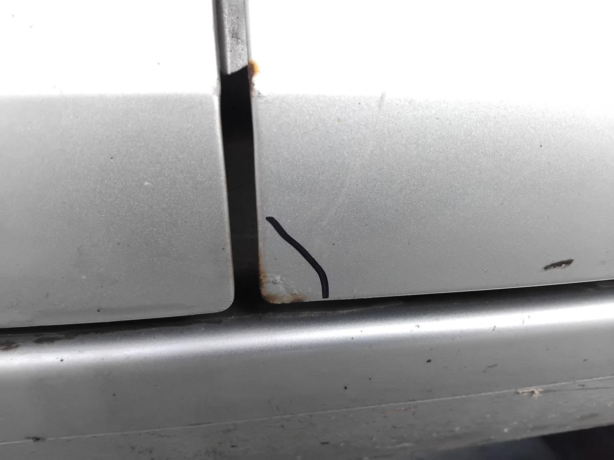 Skoda Fabia 2 5J T&uuml;r vorn rechts Beifahrert&uuml;r LA7W reflexsilbermetallic BJ2008