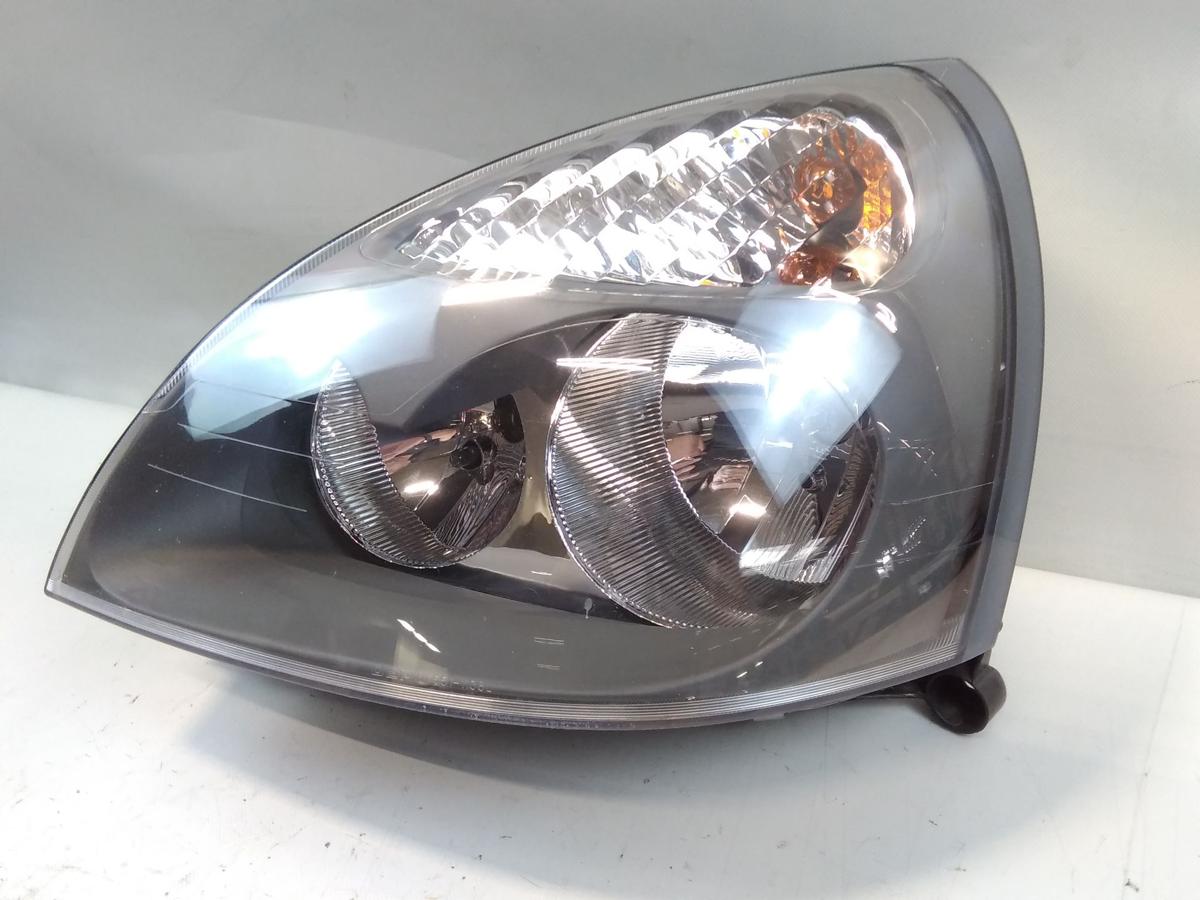 Renault Clio 2 Scheinwerfer links Depo grauer Hintergrund Facelift Halogen BJ04