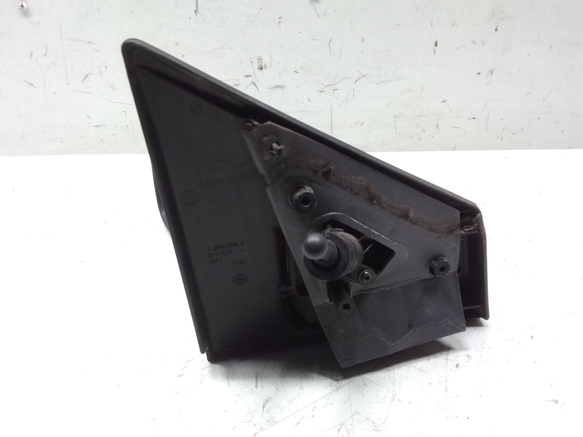 Renault Clio 3 original Aussenspiegel links schwarz unlackiert manuell BJ2005