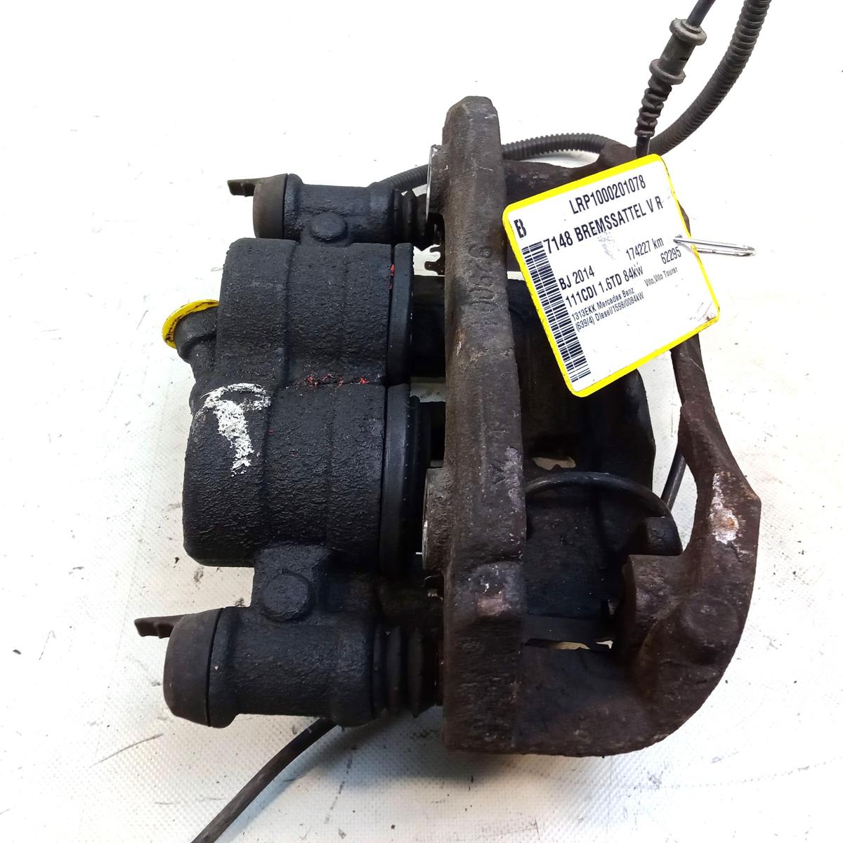 Mercedes Vito 111CDI 447 original Bremssattel vorn rechts mit Tr&auml;ger Bj.2014