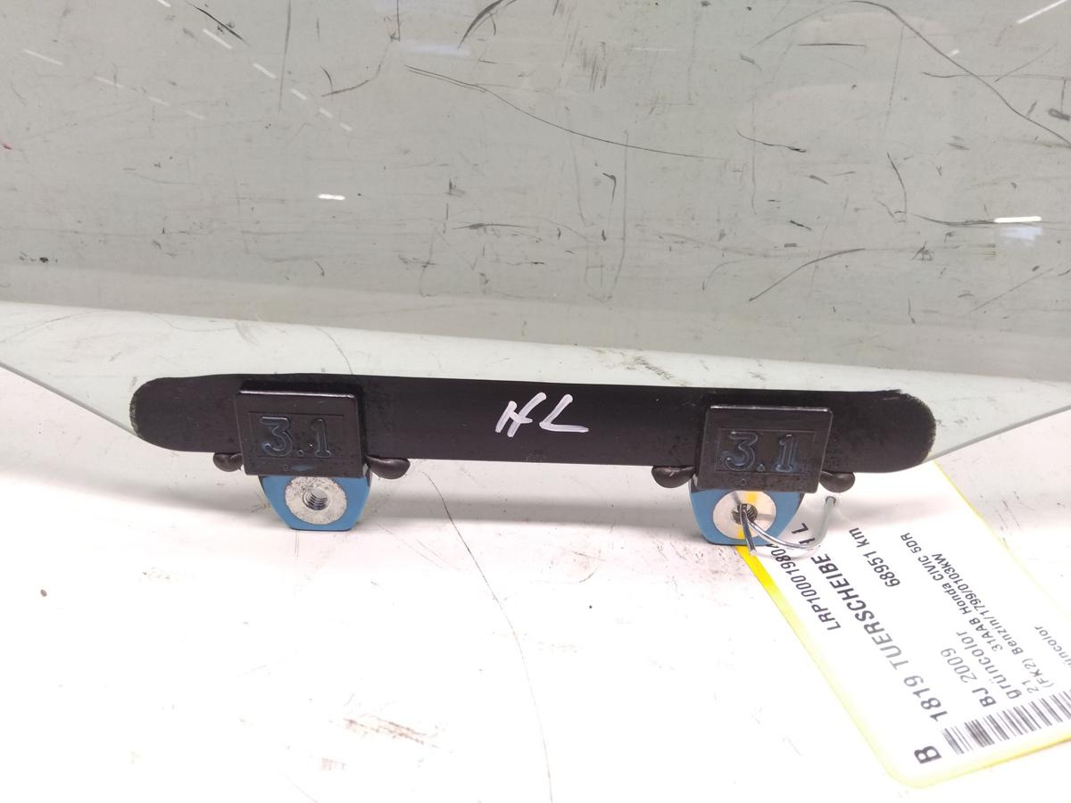 Honda Civic 8 FK2 original T&uuml;rscheibe hinten links gr&uuml;ncolor BJ2009