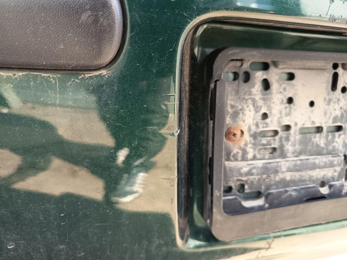 VW Polo 6N2 original Sto&szlig;stange hinten LD6D Gr&uuml;n Baujahr 1997