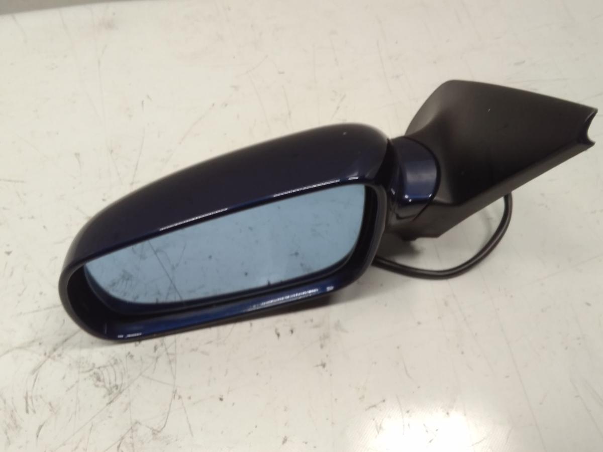 VW Bora original Au&szlig;enspiegel links elektrisch&beheizt BJ2001 LB5N indigoblau