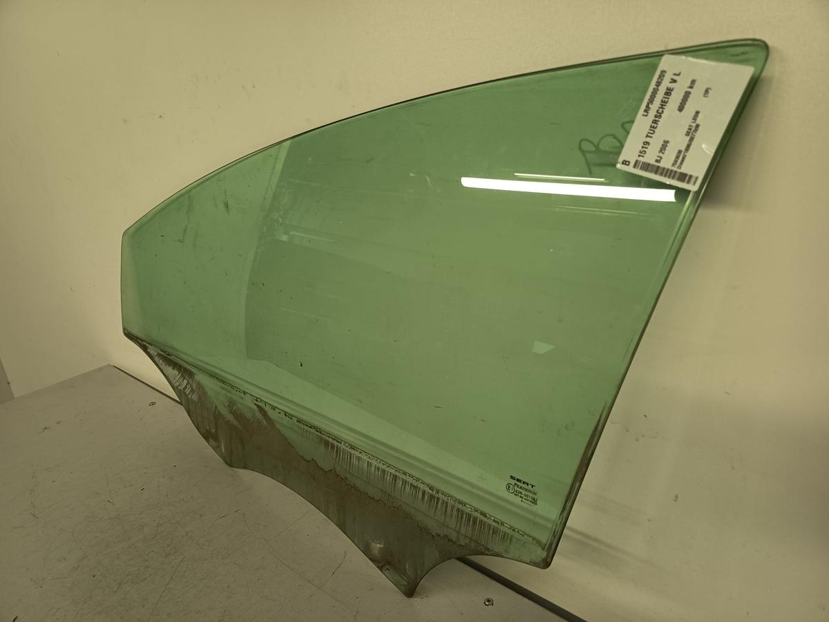 Seat Leon 1P original T&uuml;rscheibe vorn links Fahrer gr&uuml;ncolor 1P0845201A Bj 2006