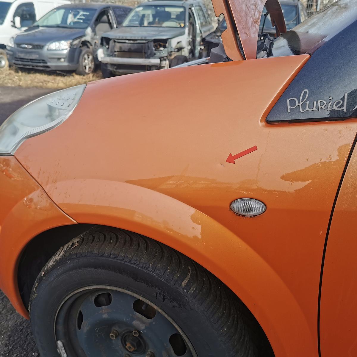 Citroen C3 Pluriel H Bj.03 Kotflügel Fender vorn links KHU-Orange Aerien