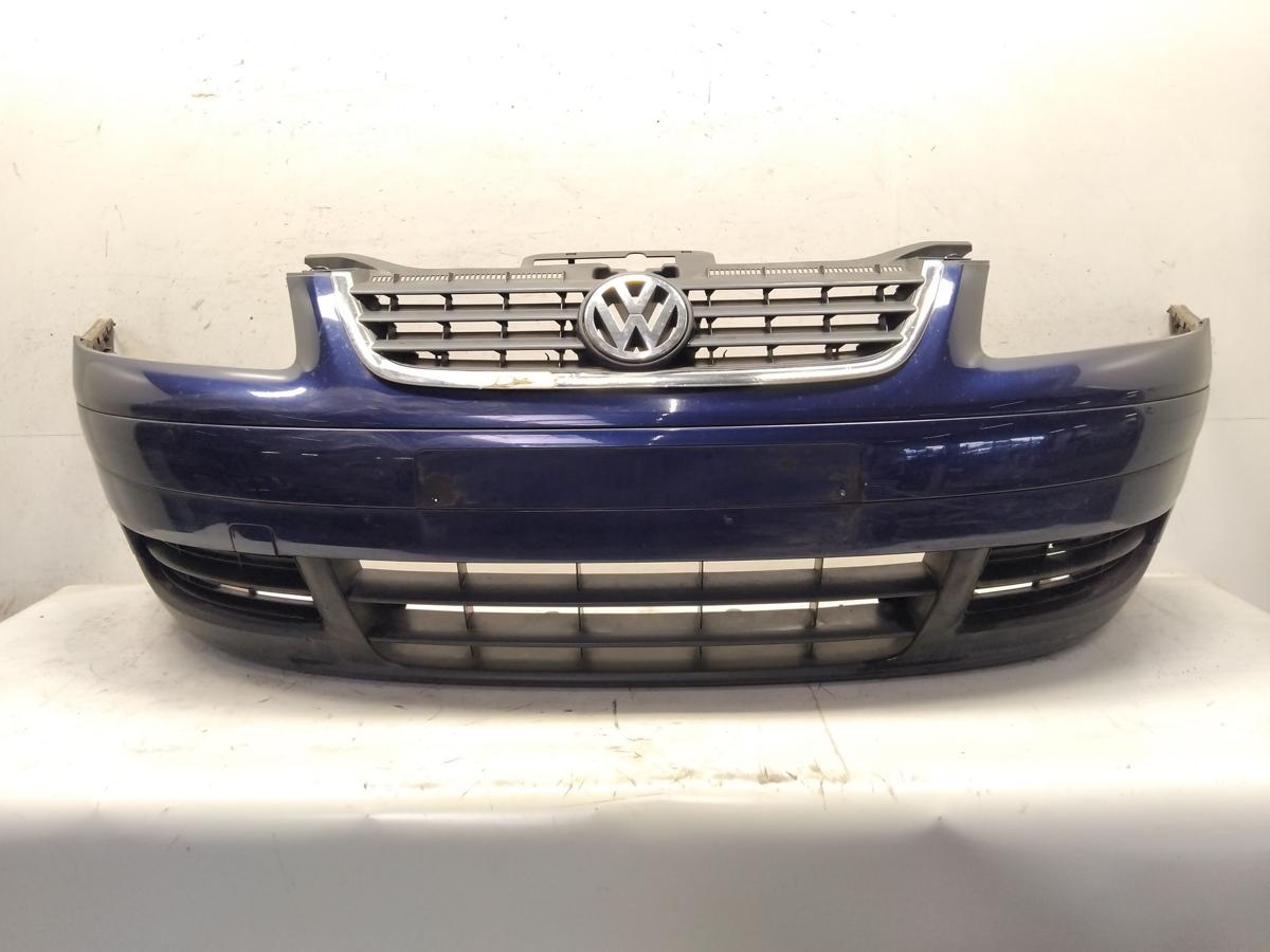 VW Touran 1T original Sto&szlig;f&auml;nger Sto&szlig;stange vorn LB5N Indigoblau Metallic BJ2003