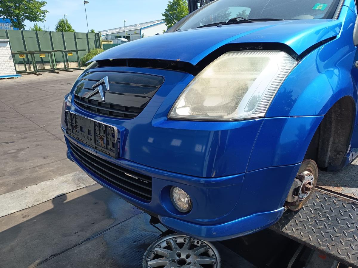 Citroen C2 original Stoßstange Fänger vorn/Front KMH Königsblau Bj 2005