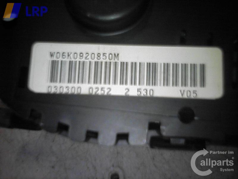 Seat Ibiza 2 6K Tacho Kombiinstrument 110008924020 VDO BJ2000