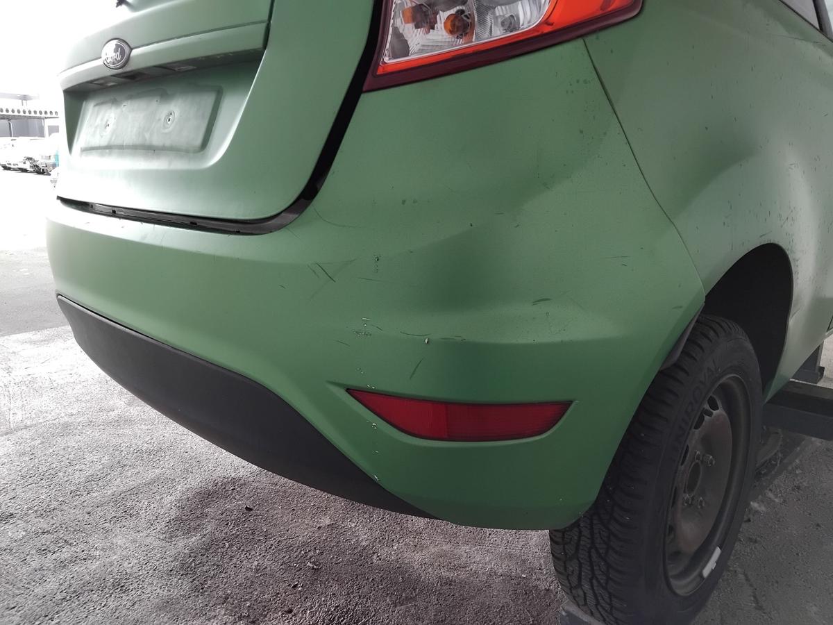 Ford Fiesta JA8 orig Sto&szlig;f&auml;nger Sto&szlig;stange hinten BJ2016 frostwei&szlig;-gr&uuml;n foliert